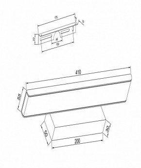 Подсветка для картины Maytoni Gleam MIR005WL-L16B в Коротчаево - korotchaevo.mebel24.online | фото 3