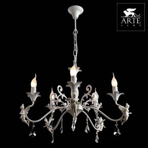 Подвесная люстра Arte Lamp Angelina A5349LM-5WH в Коротчаево - korotchaevo.mebel24.online | фото 4