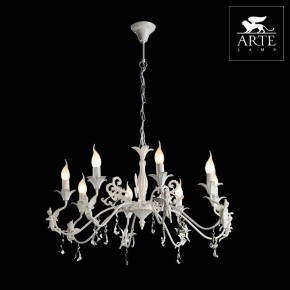 Подвесная люстра Arte Lamp Angelina A5349LM-8WH в Коротчаево - korotchaevo.mebel24.online | фото 2