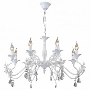 Подвесная люстра Arte Lamp Angelina A5349LM-8WH в Коротчаево - korotchaevo.mebel24.online | фото 3