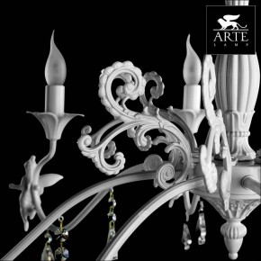 Подвесная люстра Arte Lamp Angelina A5349LM-8WH в Коротчаево - korotchaevo.mebel24.online | фото 6