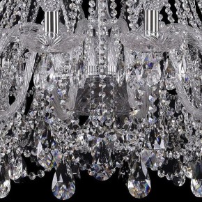 Подвесная люстра Bohemia Ivele Crystal 1411 1411/18/400/h-113/Ni в Коротчаево - korotchaevo.mebel24.online | фото 3