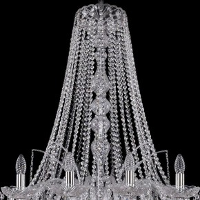 Подвесная люстра Bohemia Ivele Crystal 1411 1411/18/400/h-113/Ni в Коротчаево - korotchaevo.mebel24.online | фото 4