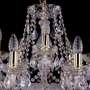 Подвесная люстра Bohemia Ivele Crystal 1413 1413/10+5/300/G/Leafs в Коротчаево - korotchaevo.mebel24.online | фото 4