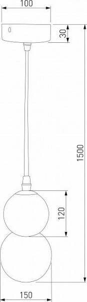 Подвесная люстра Eurosvet Polar 50251/1 LED белый в Коротчаево - korotchaevo.mebel24.online | фото 3