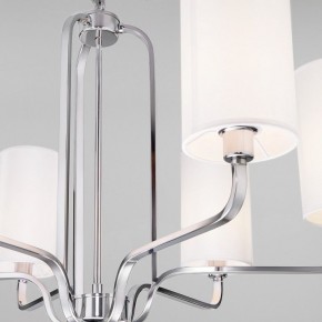 Подвесная люстра Eurosvet Purezza 60128/6 хром в Коротчаево - korotchaevo.mebel24.online | фото 5