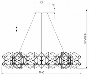 Подвесная люстра Eurosvet Uma 90369/15 медь в Коротчаево - korotchaevo.mebel24.online | фото 4