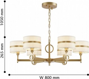 Подвесная люстра Favourite Mateo 2634-6P в Коротчаево - korotchaevo.mebel24.online | фото 8