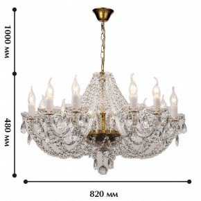 Подвесная люстра Favourite Simone 1736-12P в Коротчаево - korotchaevo.mebel24.online | фото 2