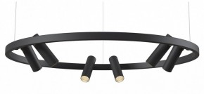 Подвесная люстра Maytoni Halo MOD102PL-L42BK в Коротчаево - korotchaevo.mebel24.online | фото
