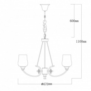 Подвесная люстра MW-Light Палермо 27 386017706 в Коротчаево - korotchaevo.mebel24.online | фото 9