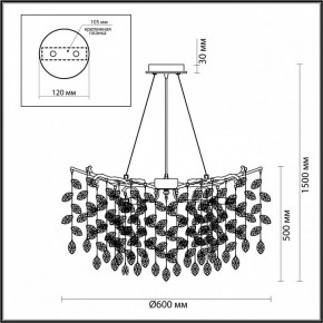 Подвесная люстра Odeon Light Delica 4969/10 в Коротчаево - korotchaevo.mebel24.online | фото 5