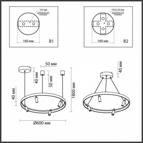 Подвесная люстра Odeon Light Fonda 4317/58L в Коротчаево - korotchaevo.mebel24.online | фото 6