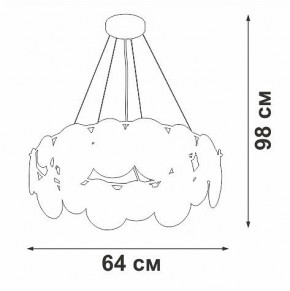 Подвесная люстра Vitaluce V5801 V5801-8/6S в Коротчаево - korotchaevo.mebel24.online | фото 7