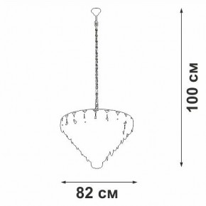 Подвесная люстра Vitaluce V58340 V58340-8/25 в Коротчаево - korotchaevo.mebel24.online | фото 3