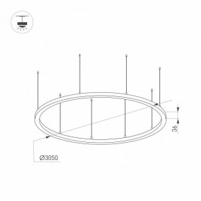 Подвесной светильник Arlight ARC 034078(1) в Коротчаево - korotchaevo.mebel24.online | фото 2