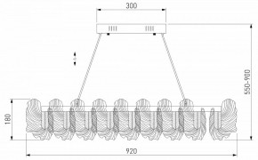 Подвесной светильник Bogate-s Farfalla 90376/1 в Коротчаево - korotchaevo.mebel24.online | фото 4