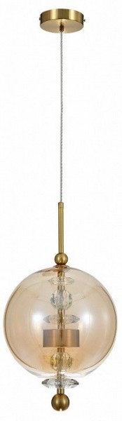 Подвесной светильник Indigo Illusione 11055/1P Amber в Коротчаево - korotchaevo.mebel24.online | фото 2