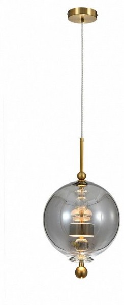 Подвесной светильник Indigo Illusione 11055/1P Smoke в Коротчаево - korotchaevo.mebel24.online | фото 4