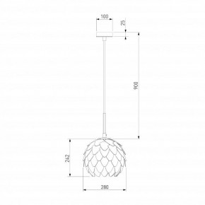 Подвесной светильник Eurosvet Cedro 304/1 в Коротчаево - korotchaevo.mebel24.online | фото 4