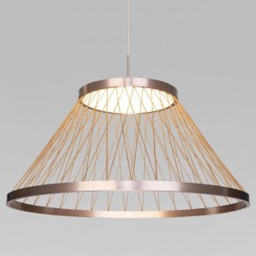 Подвесной светильник Eurosvet Cesta 40017/1 LED коричневый в Коротчаево - korotchaevo.mebel24.online | фото