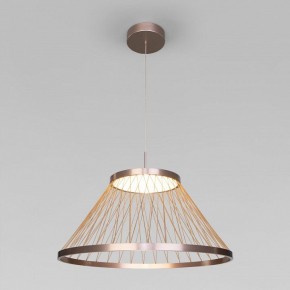 Подвесной светильник Eurosvet Cesta 40017/1 LED коричневый в Коротчаево - korotchaevo.mebel24.online | фото 2