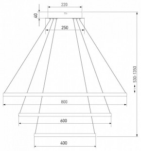 Подвесной светильник Eurosvet Collars 90264/3 белый в Коротчаево - korotchaevo.mebel24.online | фото 8