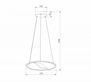 Подвесной светильник Eurosvet Occhio 40026/1 LED серый в Коротчаево - korotchaevo.mebel24.online | фото 5