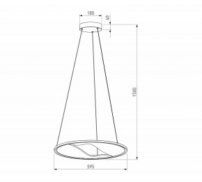 Подвесной светильник Eurosvet Occhio 40027/1 LED серый в Коротчаево - korotchaevo.mebel24.online | фото 5