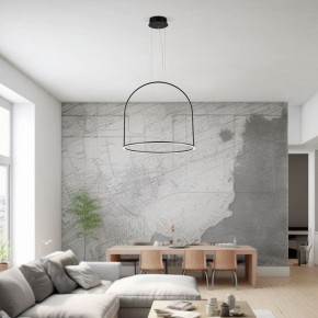 Подвесной светильник Eurosvet Over 90323/1 черный в Коротчаево - korotchaevo.mebel24.online | фото 4