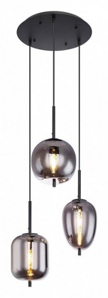 Подвесной светильник Globo Blacky 15345-3 в Коротчаево - korotchaevo.mebel24.online | фото