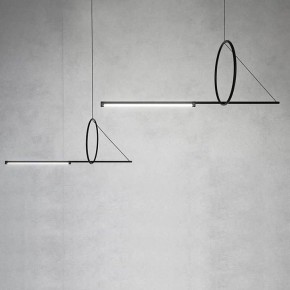Подвесной светильник Imperiumloft Suspension Cercle Et Trait – Graphite Satine 40.1282-0 в Коротчаево - korotchaevo.mebel24.online | фото 4