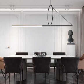 Подвесной светильник Imperiumloft Suspension Cercle Et Trait – Graphite Satine 40.1282-0 в Коротчаево - korotchaevo.mebel24.online | фото 6