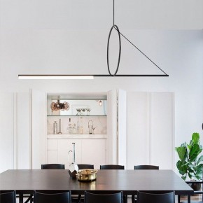 Подвесной светильник Imperiumloft Suspension Cercle Et Trait – Graphite Satine 40.1282-0 в Коротчаево - korotchaevo.mebel24.online | фото 7