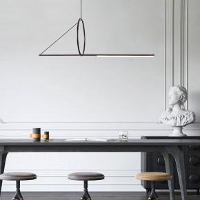 Подвесной светильник Imperiumloft Suspension Cercle Et Trait – Graphite Satine 40.1282-0 в Коротчаево - korotchaevo.mebel24.online | фото 8