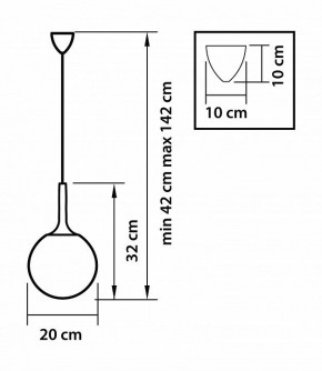 Подвесной светильник Lightstar Globo 813021 в Коротчаево - korotchaevo.mebel24.online | фото 3