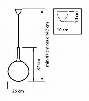 Подвесной светильник Lightstar Globo 813031 в Коротчаево - korotchaevo.mebel24.online | фото 3