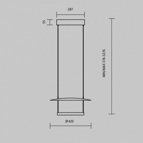 Подвесной светильник Maytoni Ambience MOD280PL-L23B3K1 в Коротчаево - korotchaevo.mebel24.online | фото 4