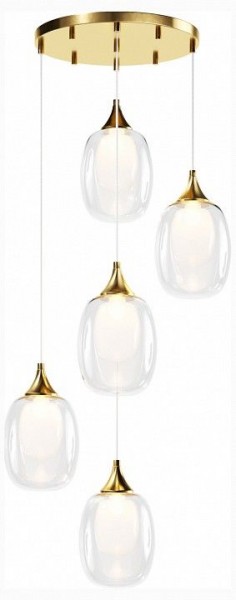 Подвесной светильник Maytoni Aura MOD016PL-05BS в Коротчаево - korotchaevo.mebel24.online | фото