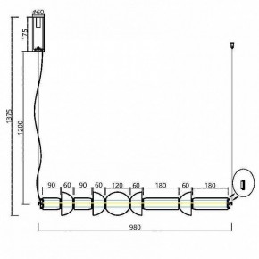 Подвесной светильник Maytoni Cosmo MOD210PL-L39B3K в Коротчаево - korotchaevo.mebel24.online | фото 6