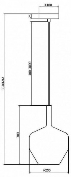 Подвесной светильник Maytoni Duality MOD271PL-01B5 в Коротчаево - korotchaevo.mebel24.online | фото 4