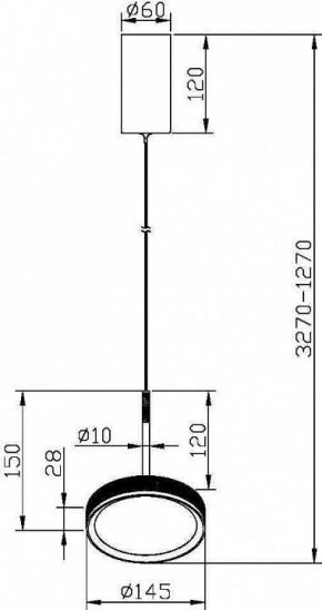 Подвесной светильник Maytoni Halo MOD041PL-L15TR3K в Коротчаево - korotchaevo.mebel24.online | фото 5