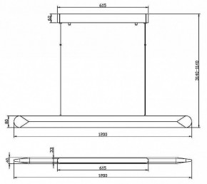 Подвесной светильник Maytoni Motion MOD276PL-L40B3K в Коротчаево - korotchaevo.mebel24.online | фото 3