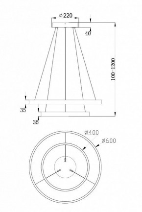 Подвесной светильник Maytoni Rim MOD058PL-L55W4K в Коротчаево - korotchaevo.mebel24.online | фото 7