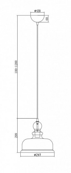 Подвесной светильник Maytoni Tone P001PL-01BZ в Коротчаево - korotchaevo.mebel24.online | фото 4