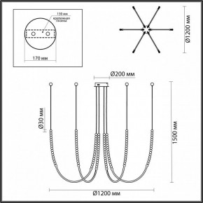 Подвесной светильник Odeon Light Monella 6639/70L в Коротчаево - korotchaevo.mebel24.online | фото 4