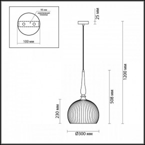 Подвесной светильник Odeon Light Runga 4766/1 в Коротчаево - korotchaevo.mebel24.online | фото 7