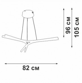 Подвесной светильник Vitaluce V2708 V2708-9/3S в Коротчаево - korotchaevo.mebel24.online | фото 3
