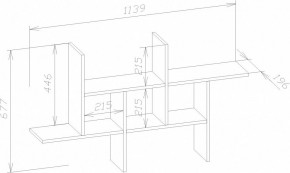 Полка навесная ПК-6 в Коротчаево - korotchaevo.mebel24.online | фото 4