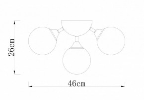 Потолочная люстра Arte Lamp Fobos A2704PL-5SG в Коротчаево - korotchaevo.mebel24.online | фото 3